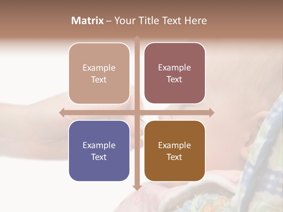 Baby Apple Girl PowerPoint Template