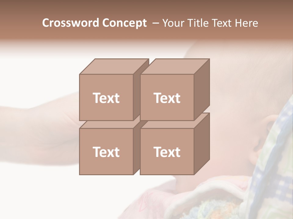 Baby Apple Girl PowerPoint Template