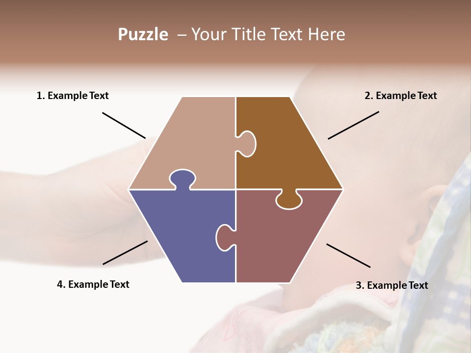 Baby Apple Girl PowerPoint Template