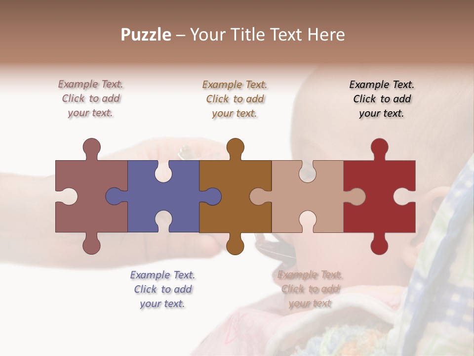 Baby Apple Girl PowerPoint Template