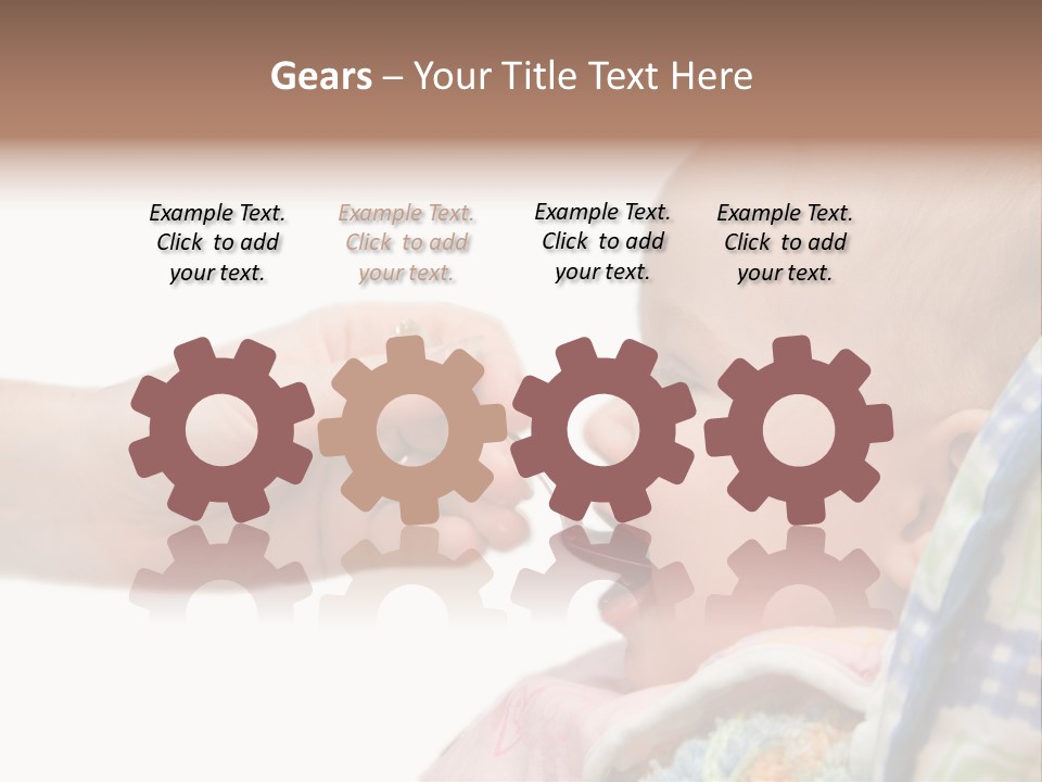 Baby Apple Girl PowerPoint Template