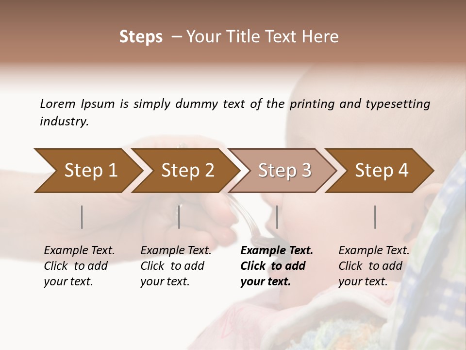 Baby Apple Girl PowerPoint Template