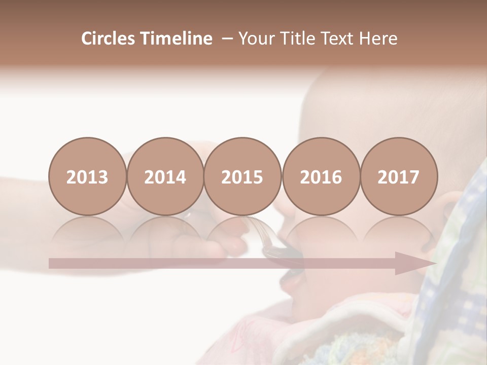 Baby Apple Girl PowerPoint Template