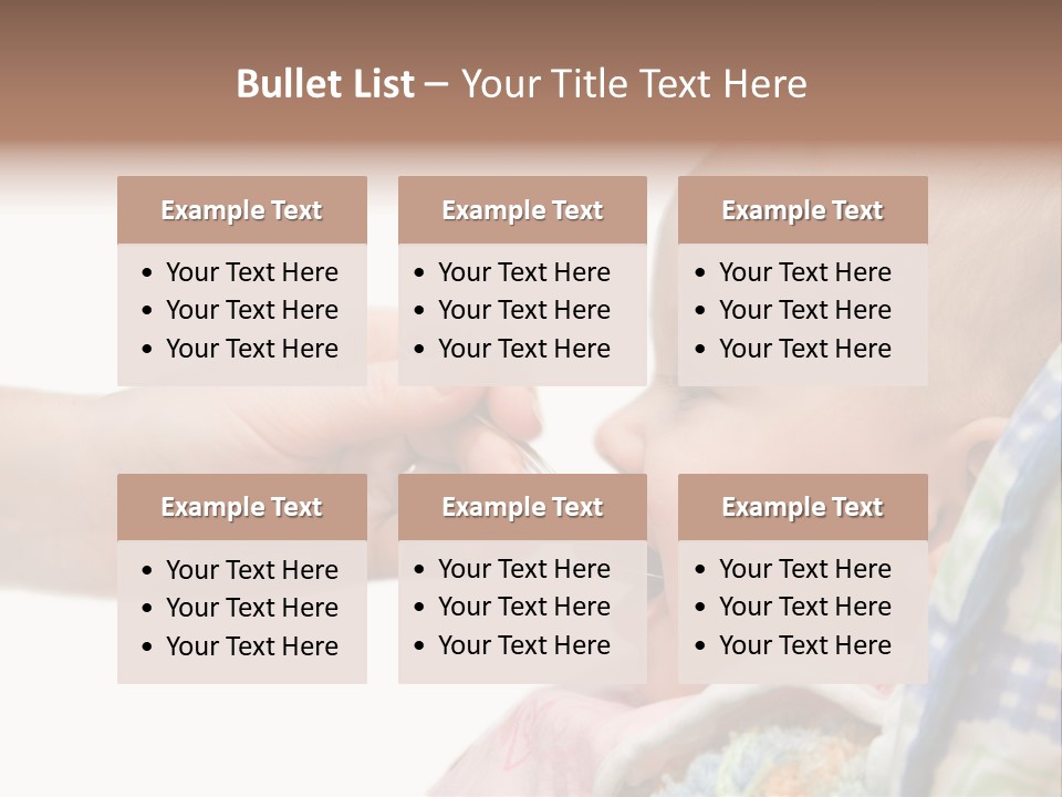 Baby Apple Girl PowerPoint Template