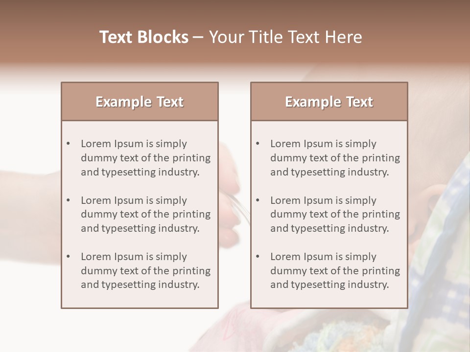 Baby Apple Girl PowerPoint Template