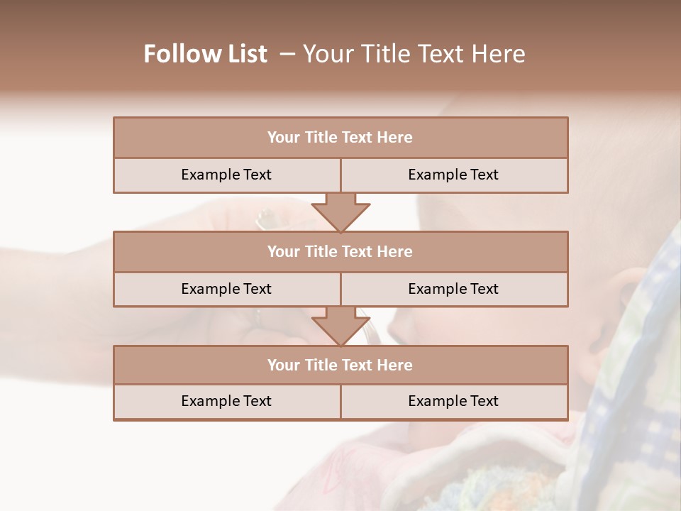 Baby Apple Girl PowerPoint Template