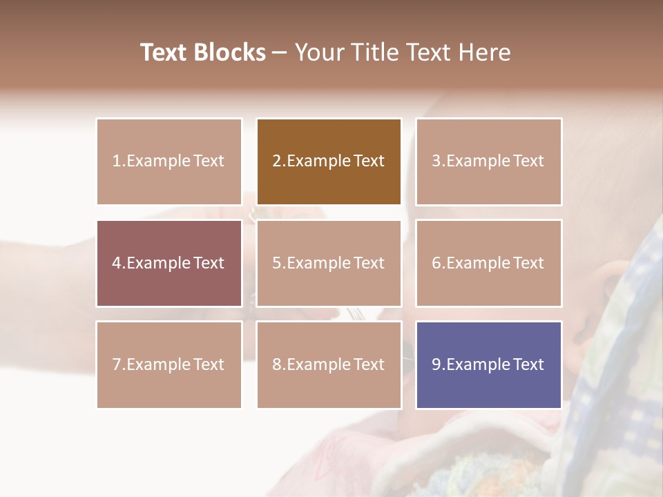 Baby Apple Girl PowerPoint Template