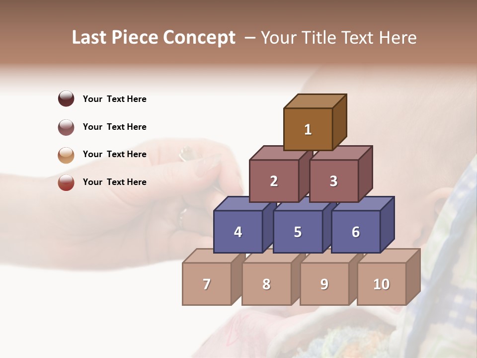 Baby Apple Girl PowerPoint Template