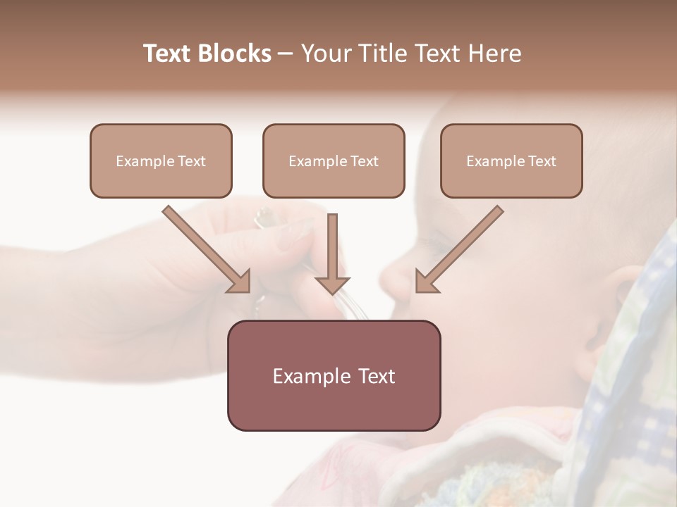 Baby Apple Girl PowerPoint Template