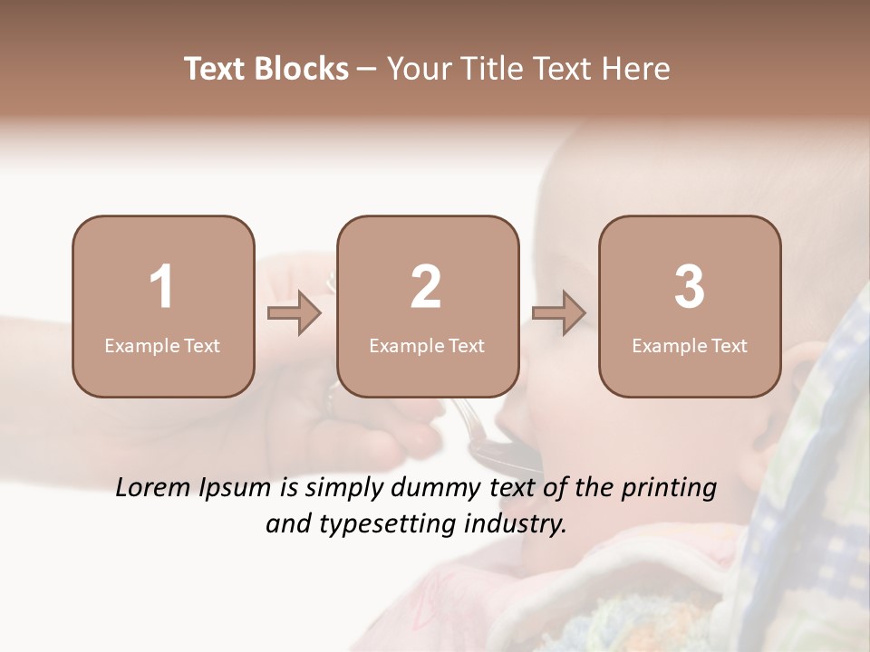 Baby Apple Girl PowerPoint Template