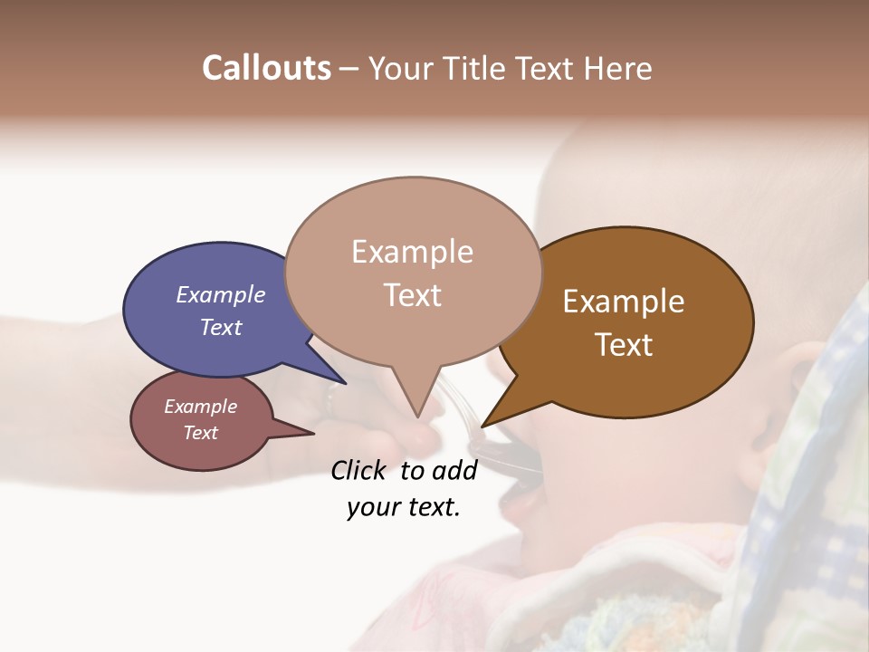 Baby Apple Girl PowerPoint Template