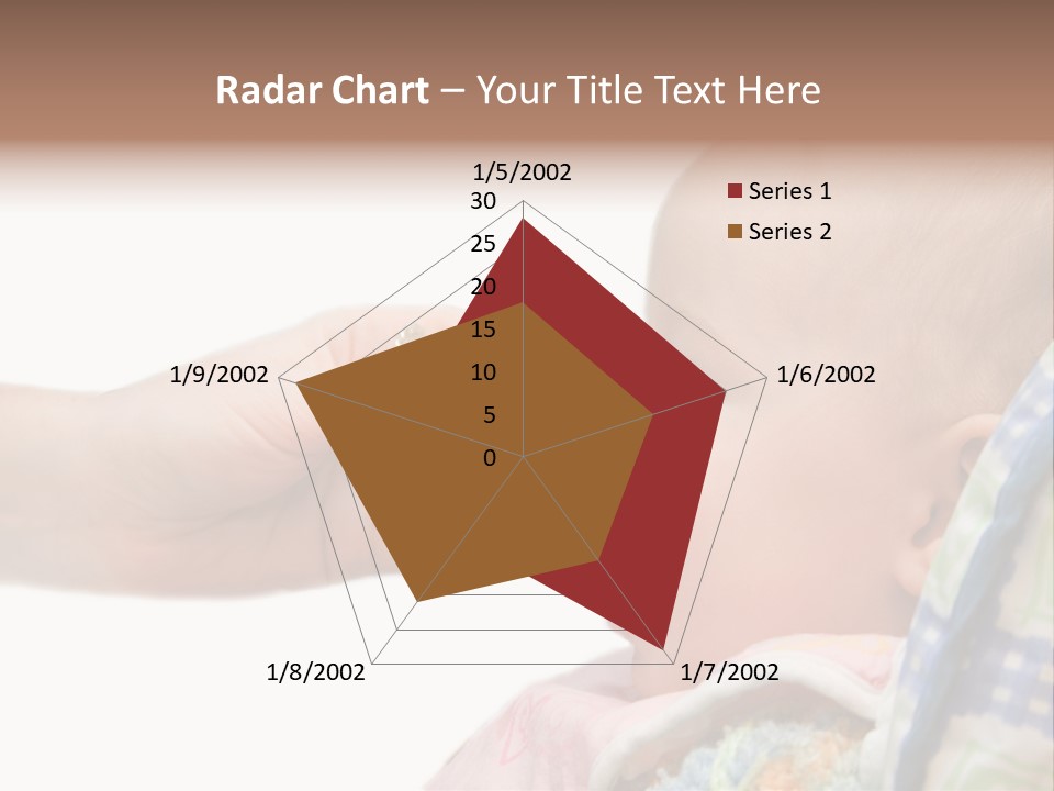 Baby Apple Girl PowerPoint Template