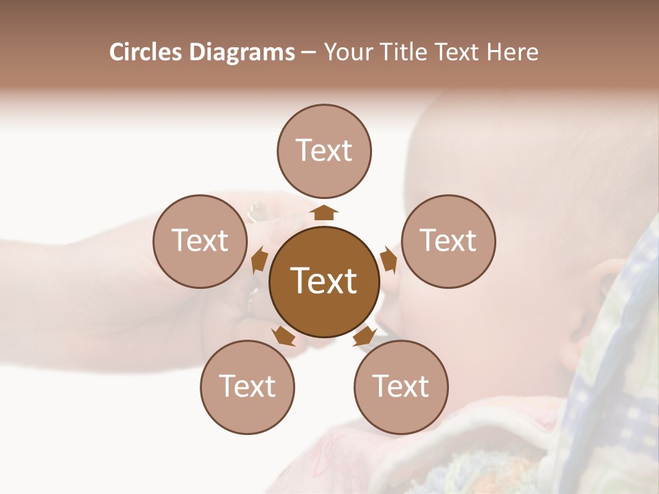 Baby Apple Girl PowerPoint Template