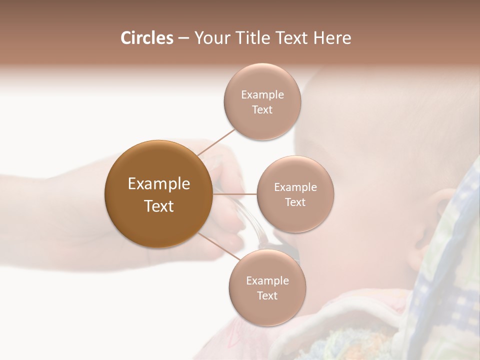 Baby Apple Girl PowerPoint Template