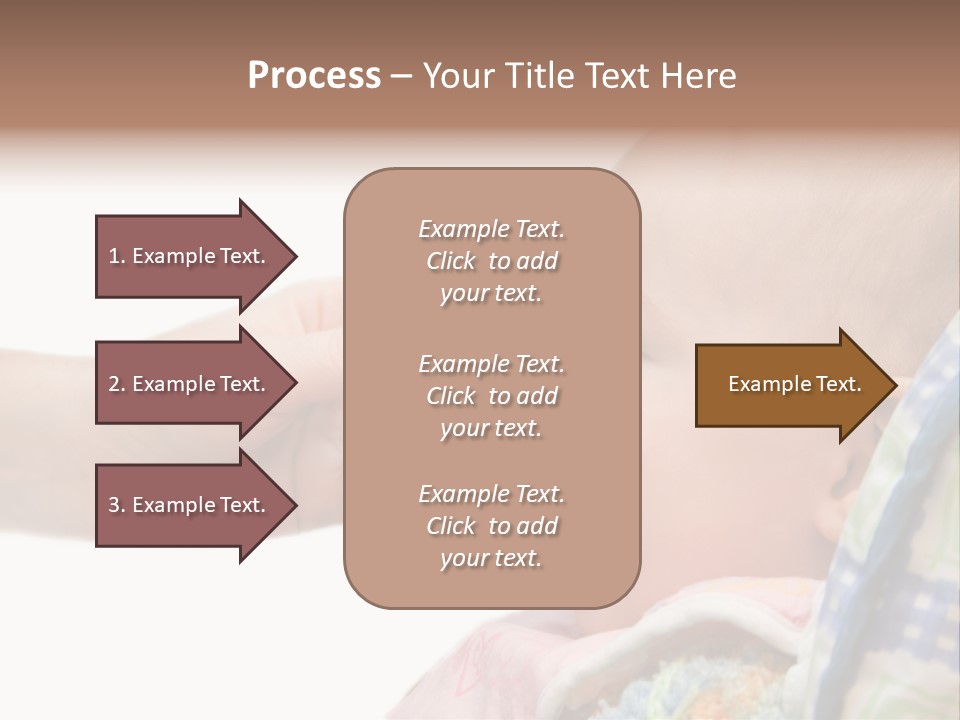 Baby Apple Girl PowerPoint Template