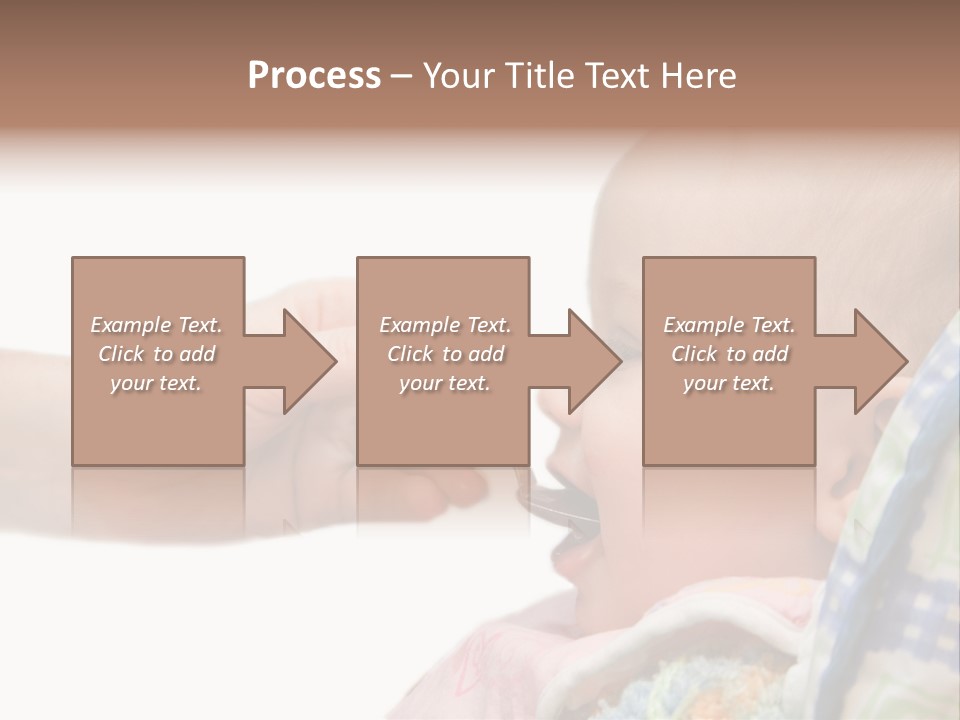 Baby Apple Girl PowerPoint Template