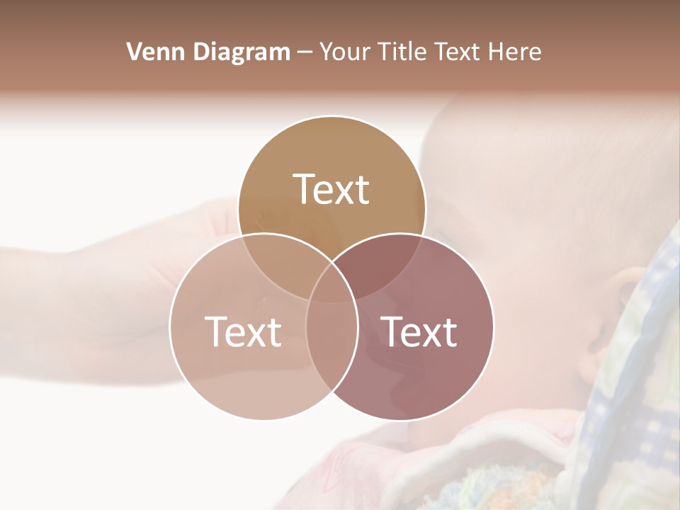 Baby Apple Girl PowerPoint Template