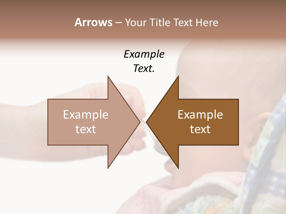 Baby Apple Girl PowerPoint Template