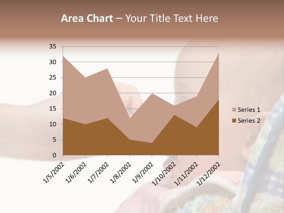 Baby Apple Girl PowerPoint Template