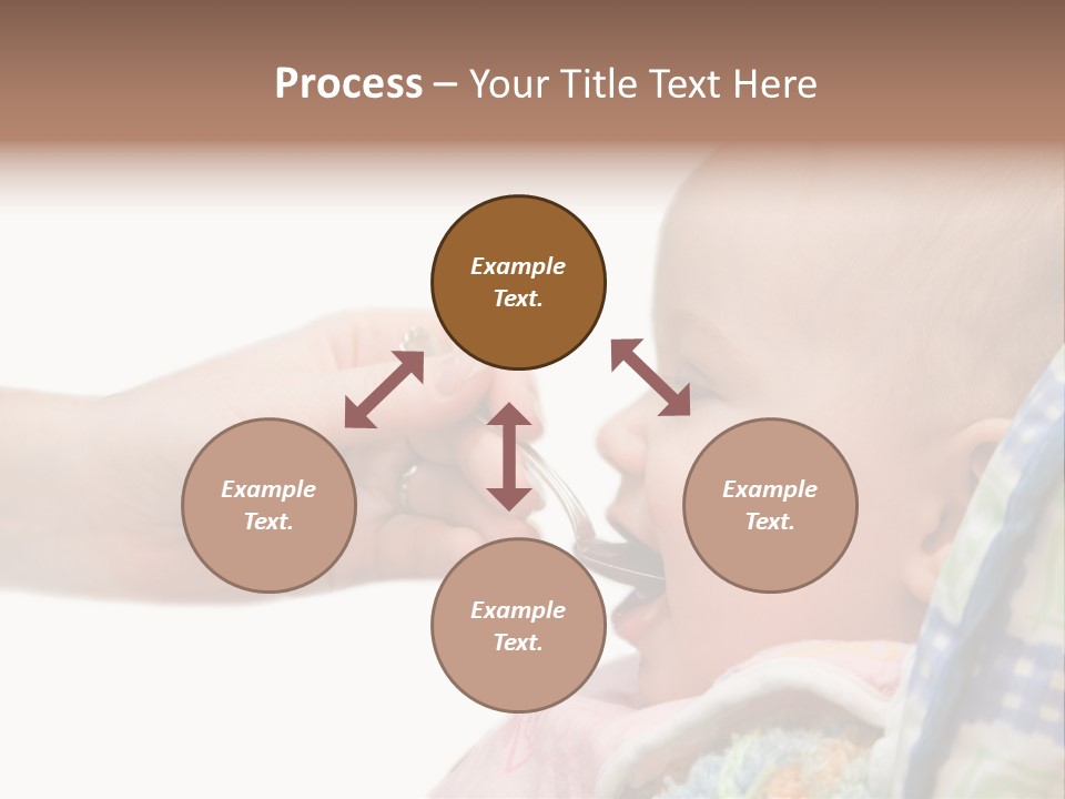 Baby Apple Girl PowerPoint Template