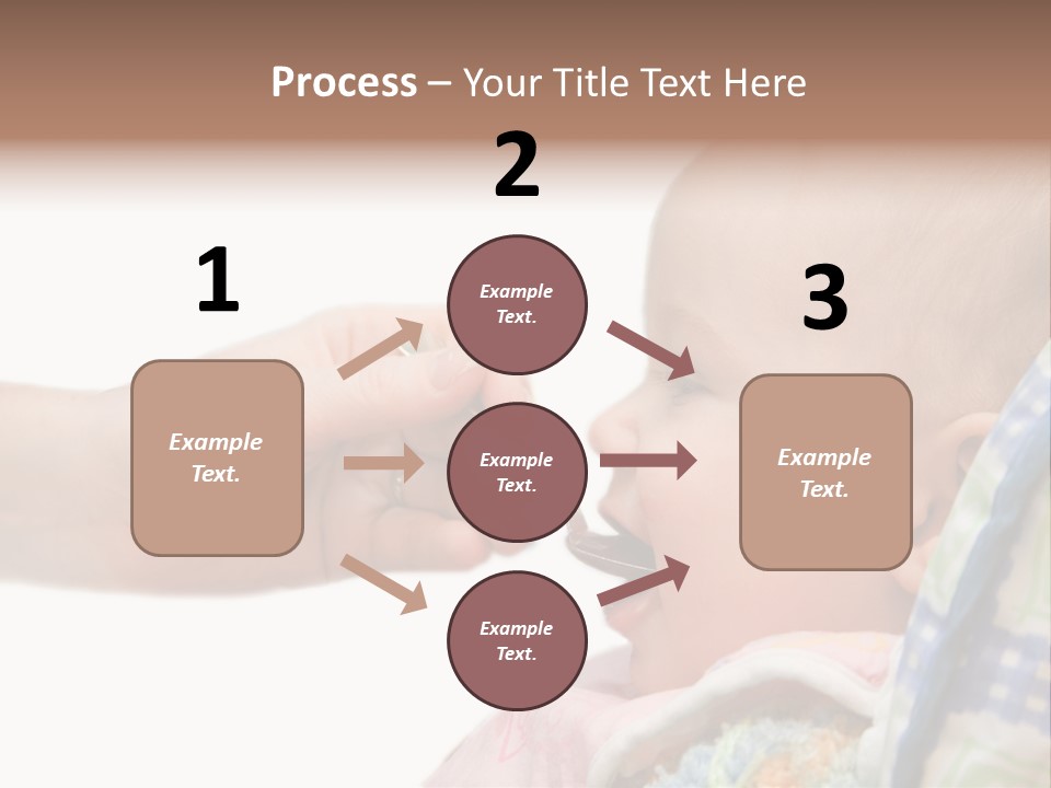 Baby Apple Girl PowerPoint Template