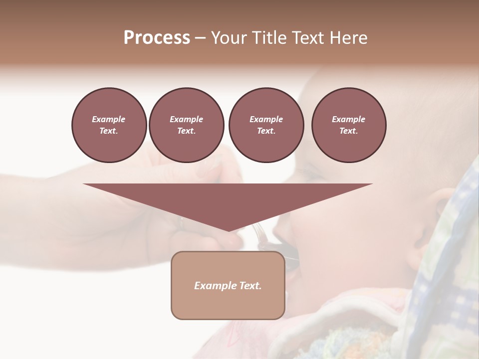 Baby Apple Girl PowerPoint Template