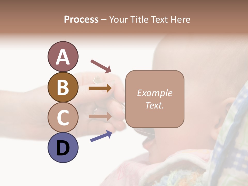 Baby Apple Girl PowerPoint Template