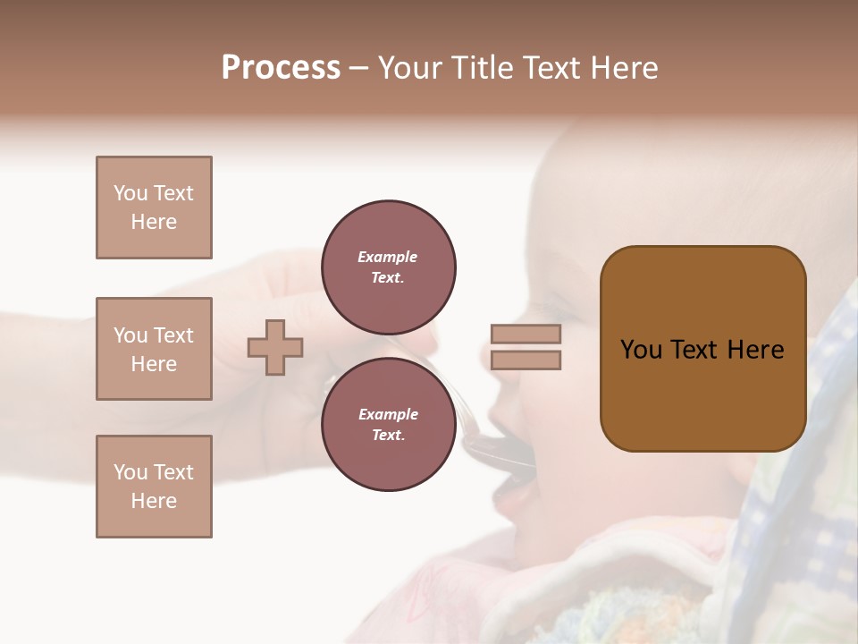 Baby Apple Girl PowerPoint Template