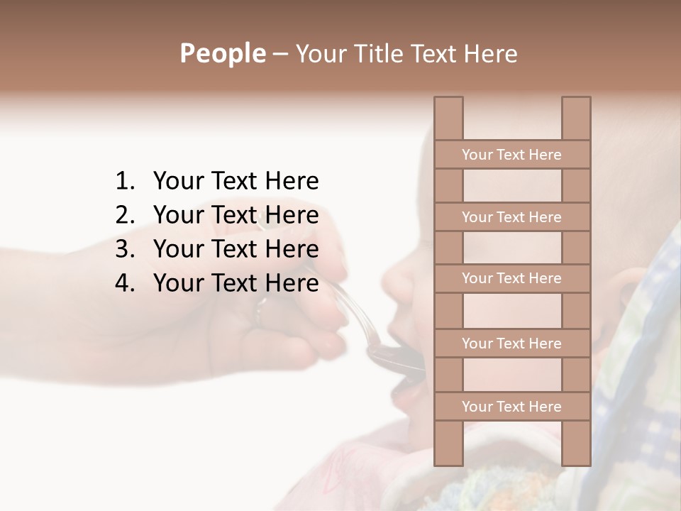 Baby Apple Girl PowerPoint Template