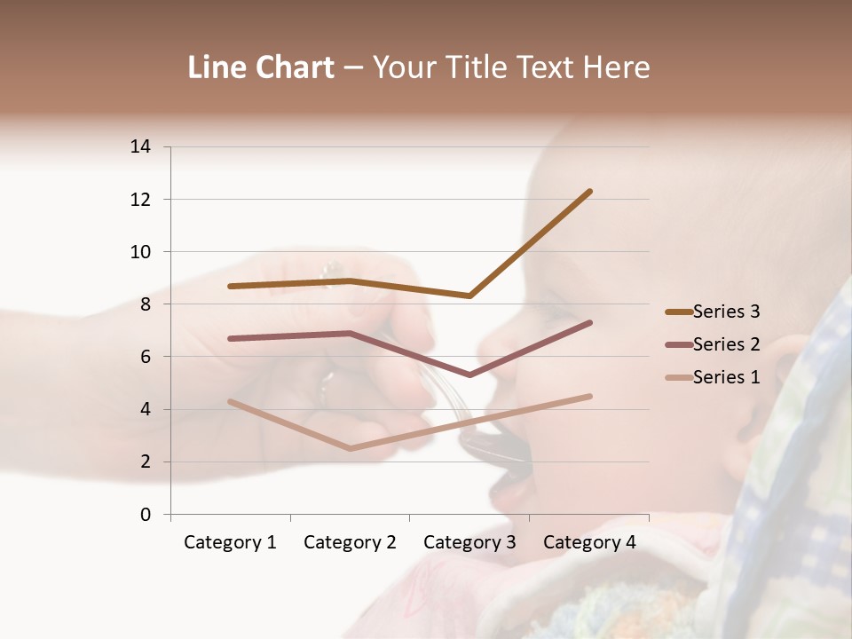 Baby Apple Girl PowerPoint Template