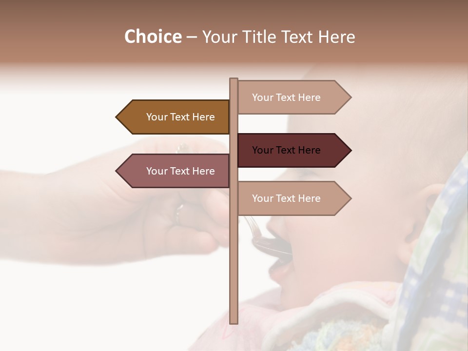 Baby Apple Girl PowerPoint Template