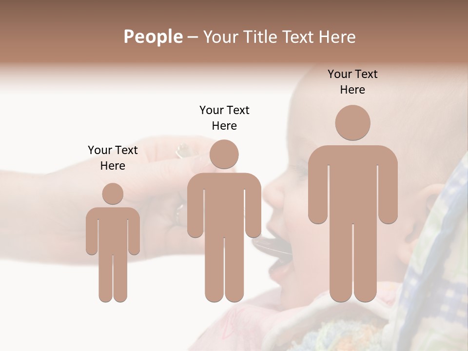 Baby Apple Girl PowerPoint Template