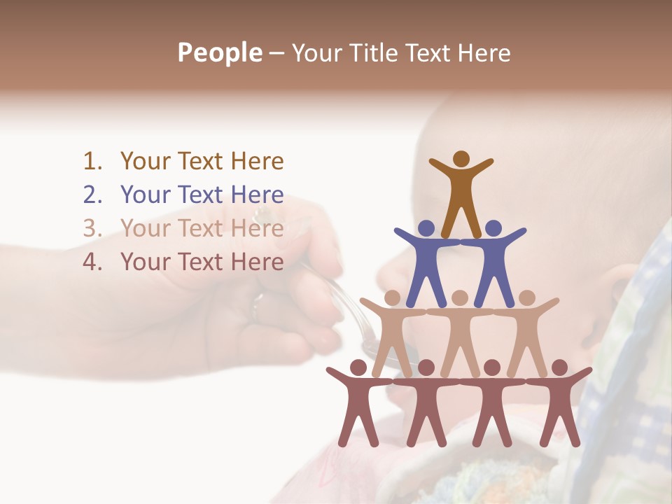 Baby Apple Girl PowerPoint Template