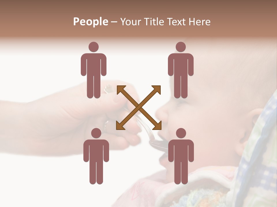 Baby Apple Girl PowerPoint Template