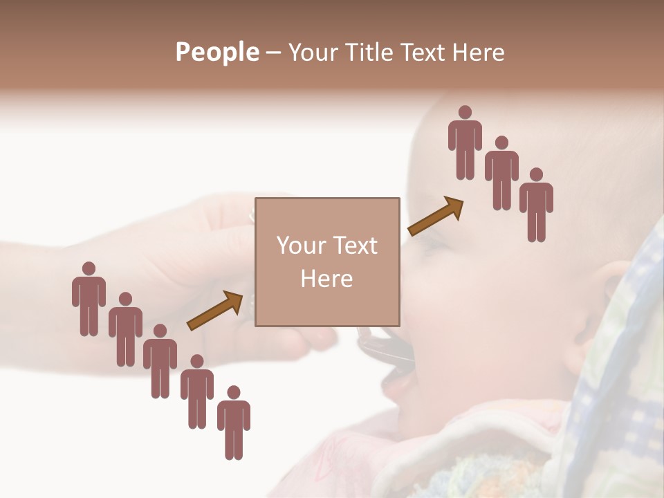 Baby Apple Girl PowerPoint Template