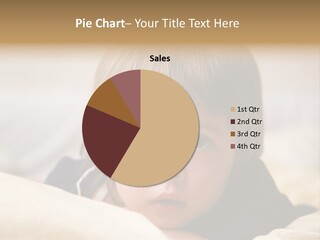 Serene Bed Female PowerPoint Template