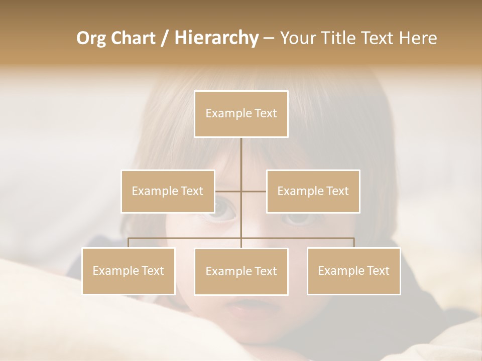 Serene Bed Female PowerPoint Template