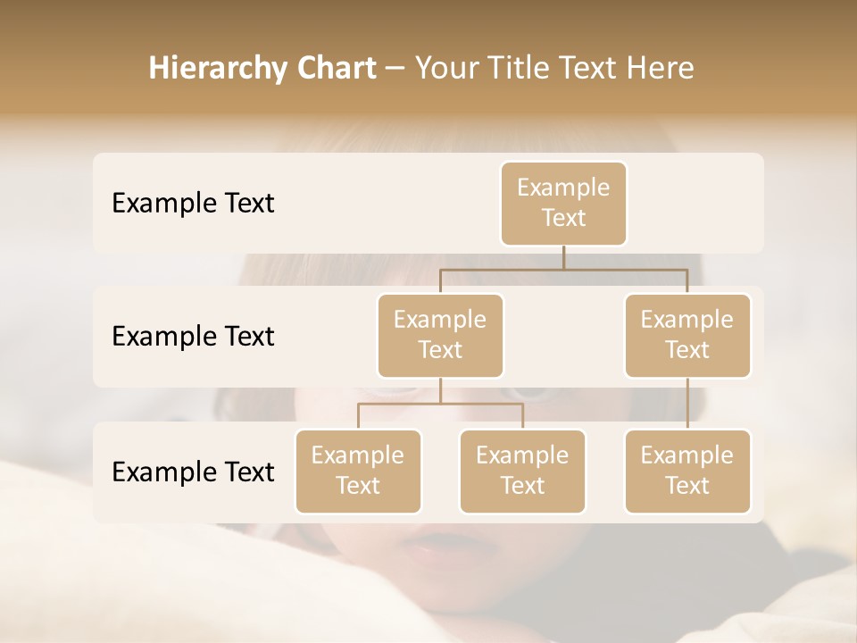 Serene Bed Female PowerPoint Template