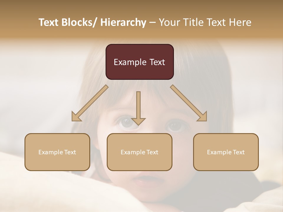 Serene Bed Female PowerPoint Template