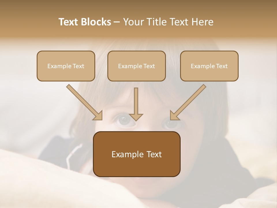Serene Bed Female PowerPoint Template