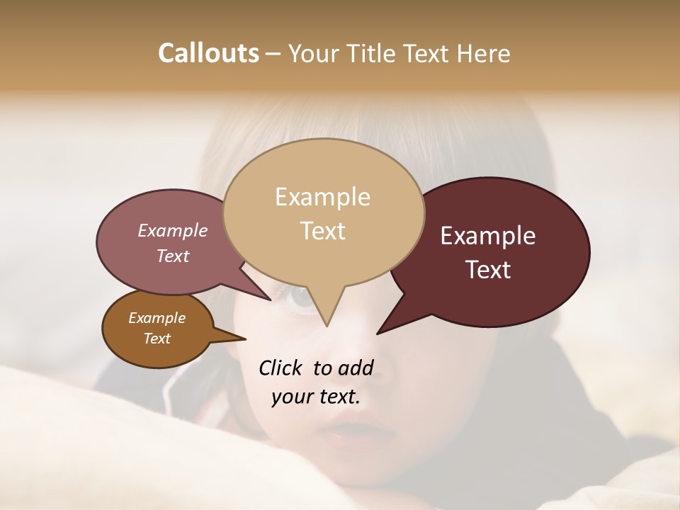 Serene Bed Female PowerPoint Template