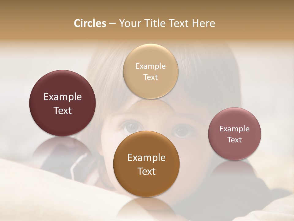 Serene Bed Female PowerPoint Template