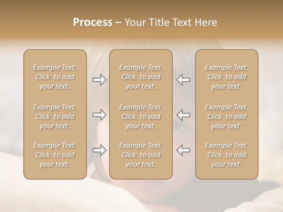 Serene Bed Female PowerPoint Template
