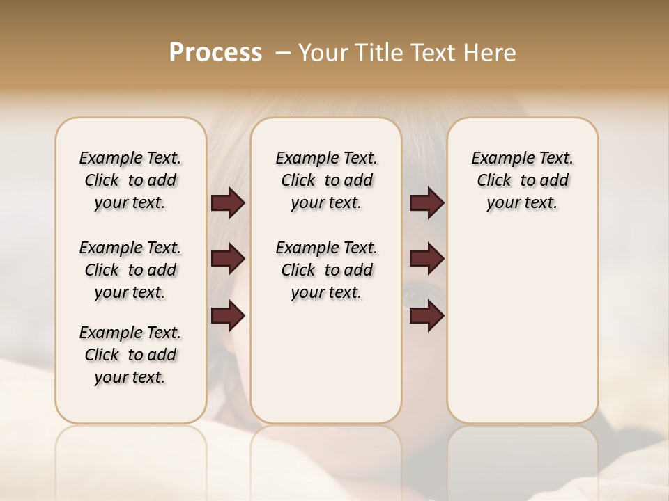 Serene Bed Female PowerPoint Template
