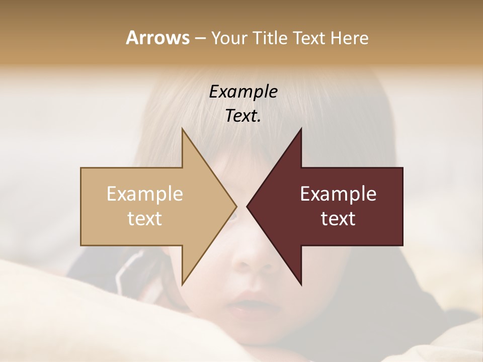 Serene Bed Female PowerPoint Template