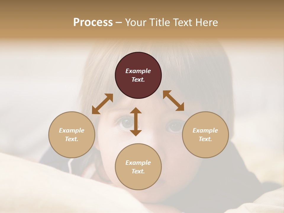 Serene Bed Female PowerPoint Template