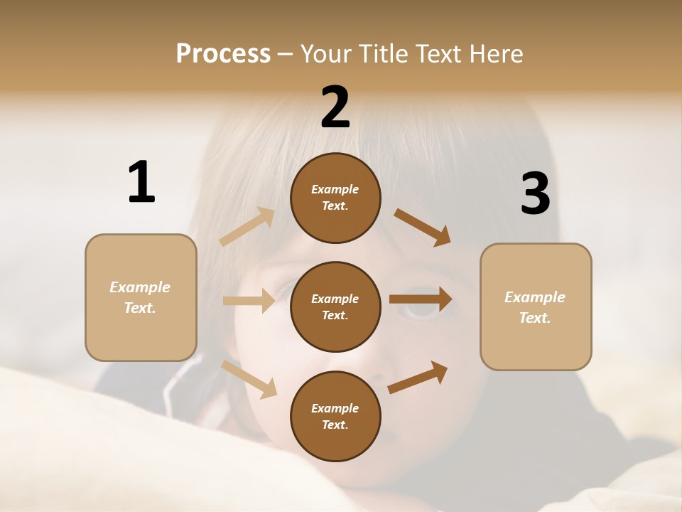 Serene Bed Female PowerPoint Template