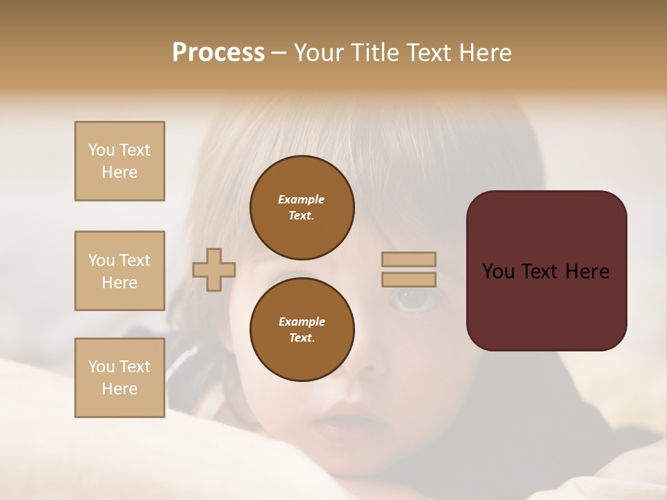 Serene Bed Female PowerPoint Template