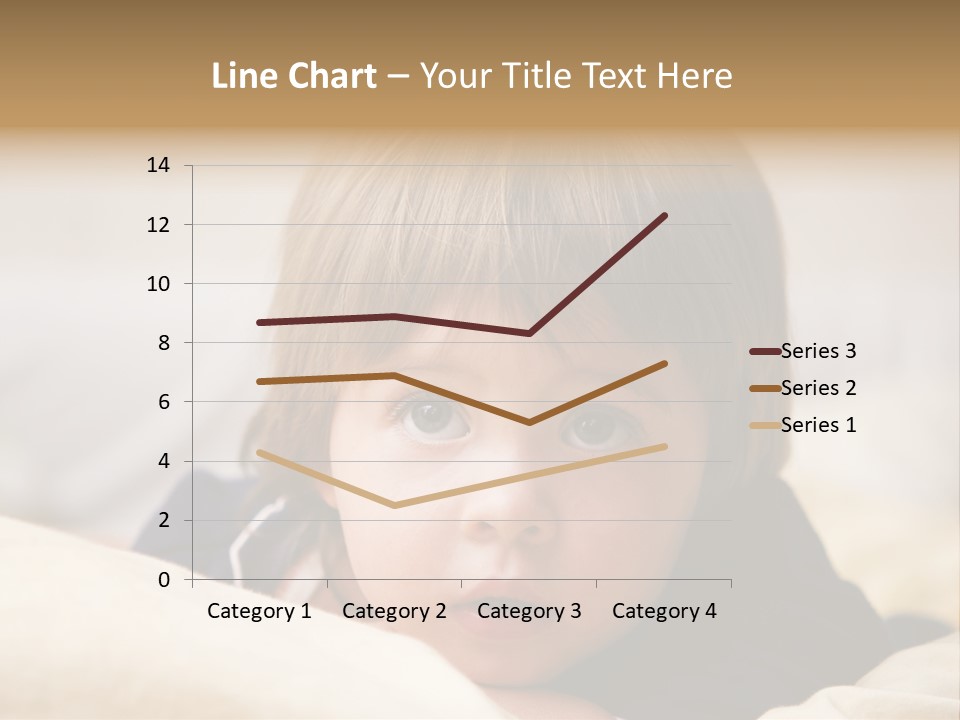 Serene Bed Female PowerPoint Template