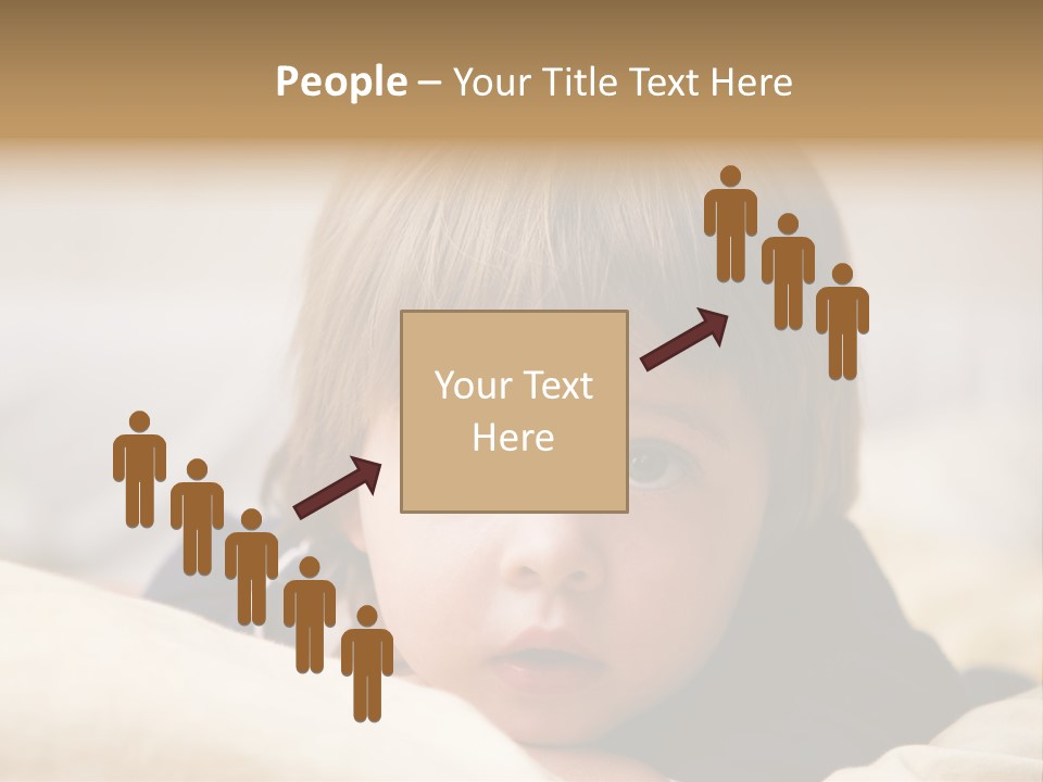 Serene Bed Female PowerPoint Template